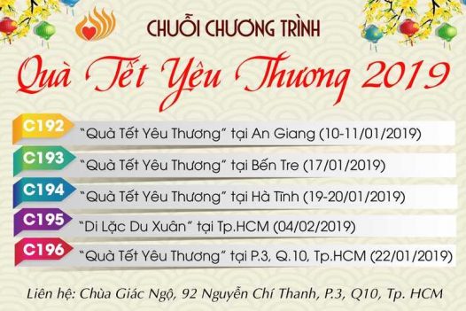  THƯ VẬN ĐỘNG CHƯƠNG TRÌNH QUÀ TẾT YÊU THƯƠNG 2019