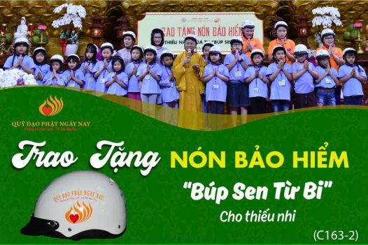 THƯ VẬN ĐỘNG CHƯƠNG TRÌNH TRAO TẶNG NÓN BẢO HIỂM “BÚP SEN TỪ BI” (C163-2)