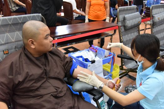 CHÙA GIÁC NGỘ: 290 NGƯỜI THAM GIA  HIẾN MÁU NHÂN ĐẠO (HM28)