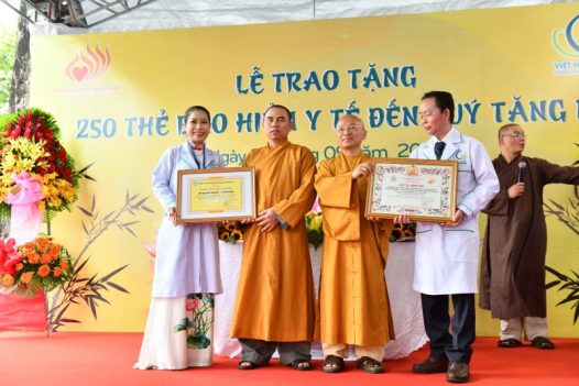 TỔNG KẾT CHƯƠNG TRÌNH CÚNG DƯỜNG THẺ BHYT  CHO QUÝ TĂNG, NI (C264)