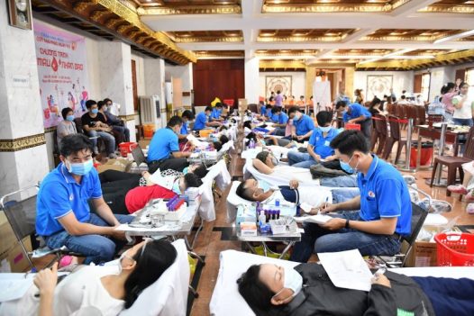 CHÙA GIÁC NGỘ: 350 NGƯỜI THAM GIA HIẾN MÁU NHÂN ĐẠO (HM39)