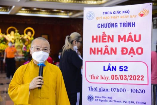 CHÙA GIÁC NGỘ: 630 NGƯỜI THAM GIA HIẾN MÁU, SẺ CHIA GIỌT MÁU NGHĨA TÌNH (HM52)