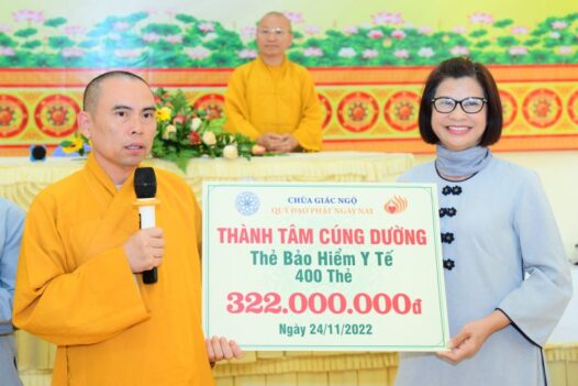 CÚNG DƯỜNG THẺ BẢO HIỂM Y TẾ CHO QUÝ TĂNG NI  (C282)