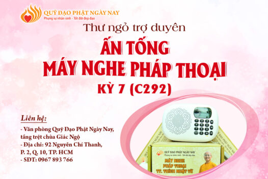 ẤN TỐNG MÁY NGHE PHÁP THOẠI KỲ 7 (C292)