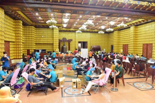 Chùa Giác Ngộ: Gần 400 tình nguyện viên tham gia hiến máu những ngày cuối năm (HM66)