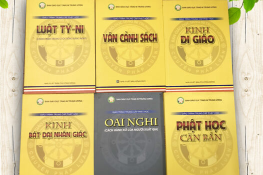 ẤN TỐNG SÁCH GIÁO KHOA CHO 33  TRƯỜNG TRUNG CẤP PHẬT HỌC – GĐ7 (C84-7)