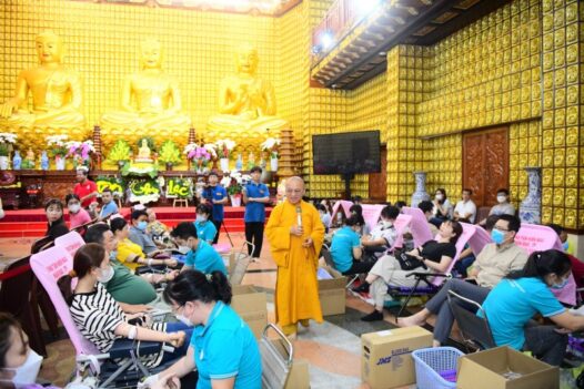 HIẾN MÁU NHÂN ĐẠO TẠI CHÙA GIÁC NGỘ – GÓP GIỌT MÁU HỒNG CHO XÃ HỘI (HM70)