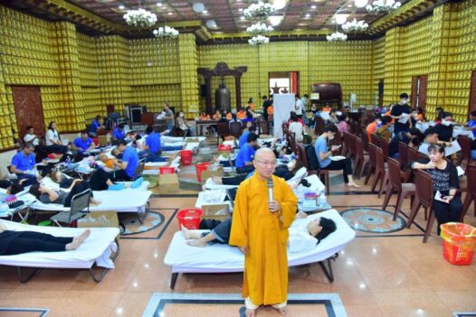 HIẾN MÁU NHÂN ĐẠO LẦN 78 TẠI CHÙA GIÁC NGỘ – GÓP GIỌT MÁU HỒNG CHO XÃ HỘI (HM78)