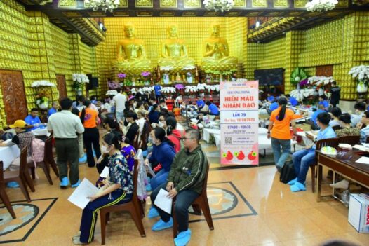 HIẾN MÁU NHÂN ĐẠO LẦN THỨ 79 TẠI CHÙA GIÁC NGỘ – GÓP GIỌT MÁU HỒNG CHO XÃ HỘI