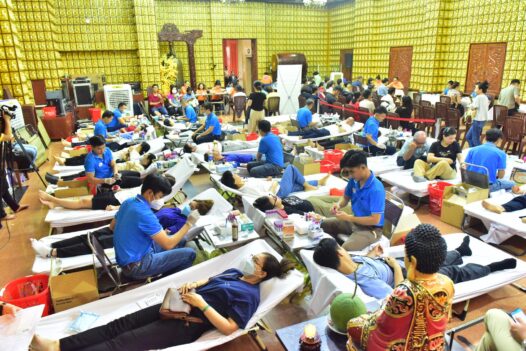 ẤM ÁP NGÀY HỘI HIẾN MÁU NHÂN ĐẠO CHÙA GIÁC NGỘ  (HM90)