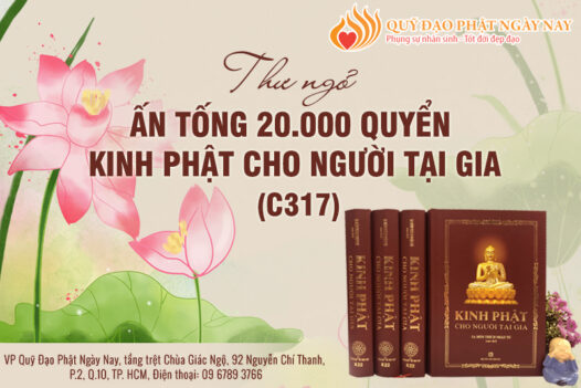 ẤN TỐNG 20.000 QUYỂN KINH PHẬT CHO NGƯỜI TẠI GIA (C317)
