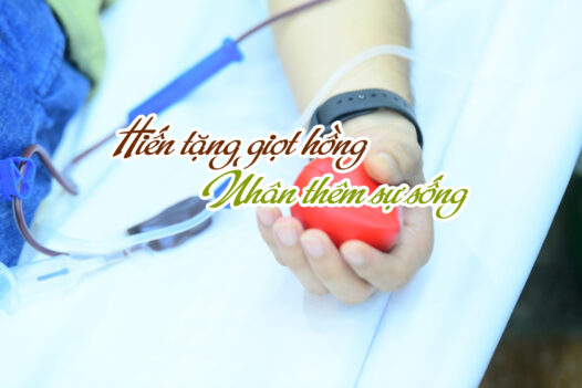 TRAO GIỌT HỒNG – NHẬN NIỀM VUI (Ghi nhận tại Chương trình Hiến máu nhân đạo lần 107)