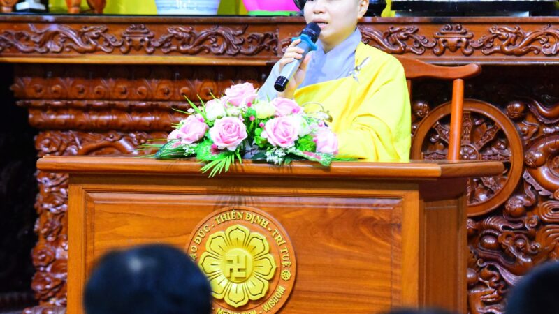 Khóa tu “Tuổi trẻ hướng Phật” lan tỏa giá trị sống tích cực