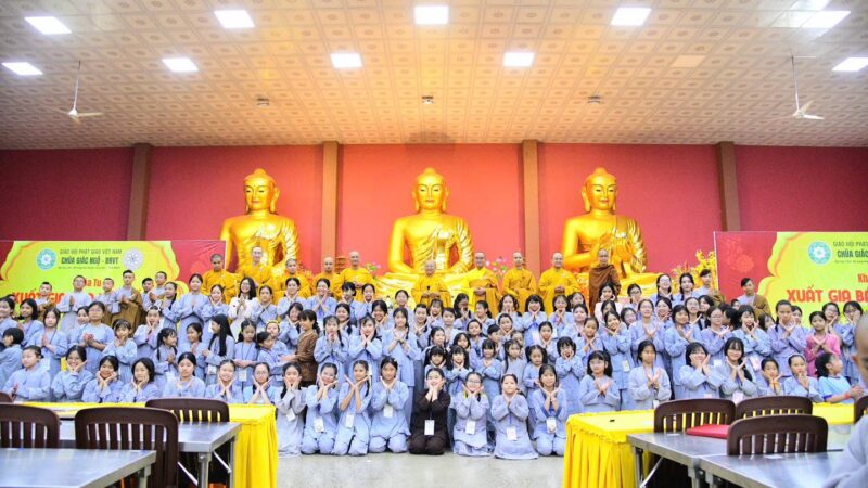 LỄ TỔNG KẾT KHÓA TU XUẤT GIA BÁO HIẾU LẦN THỨ 4 TẠI CHÙA GIÁC NGỘ (ĐẤT ĐỎ, TP.HCM)