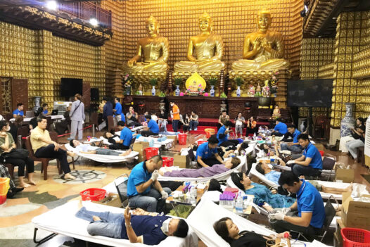 TỪ BI LAN TỎA: GẦN 300 TNV HIẾN MÁU CỨU NGƯỜI TẠI CHÙA GIÁC NGỘ (HM113)
