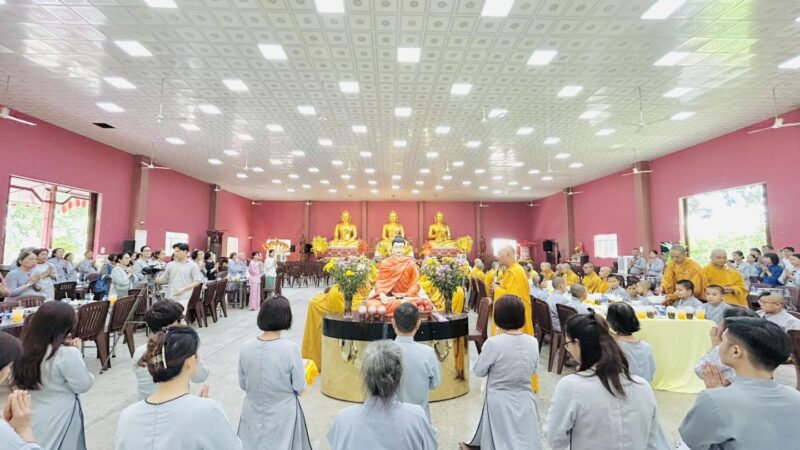 CÚNG DƯỜNG CHƯ TĂNG AN CƯ TẠI XÃ ĐẤT ĐỎ, TP.HCM