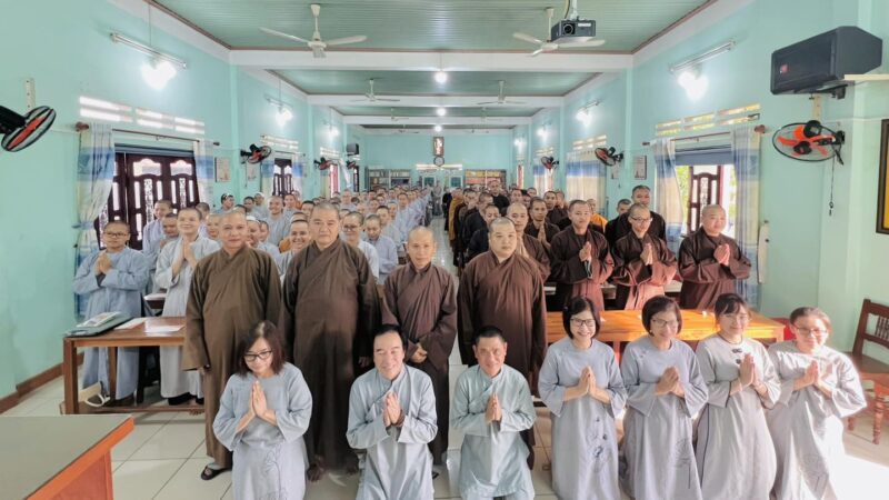 THĂM TRƯỜNG TRUNG CẤP PHẬT HỌC BÌNH ĐỊNH  VÀ TU VIỆN NGUYÊN THIỀU