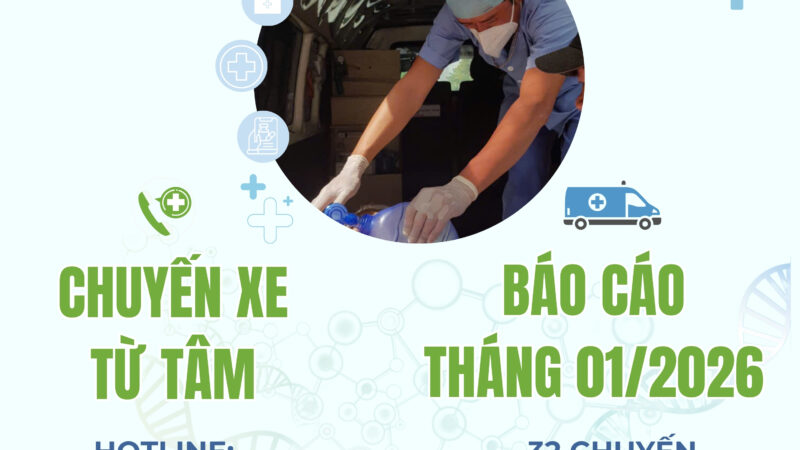 BÁO CÁO CHƯƠNG TRÌNH “CHUYẾN XE TỪ TÂM” (CXTT) THÁNG 01/2026