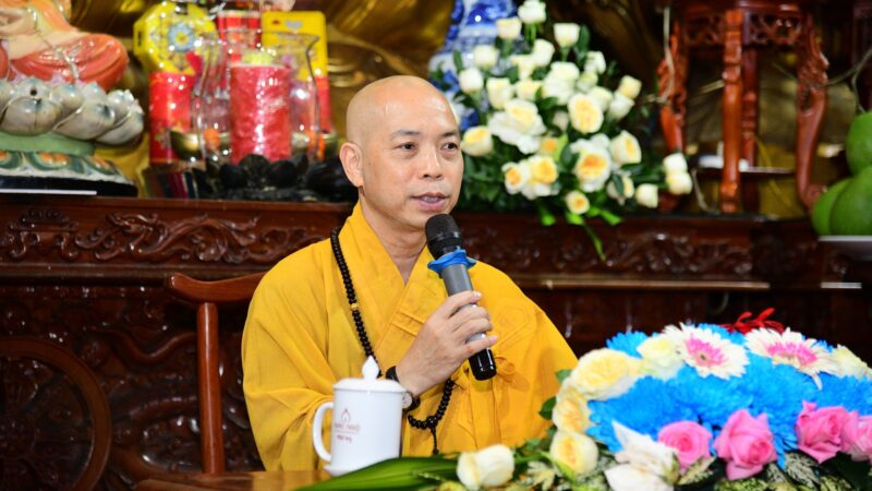 TP.HCM: Thượng tọa Thích Quang Thạnh giảng “Tu trong từng niệm” tại Khóa tu Ngày An Lạc chùa Giác Ngộ