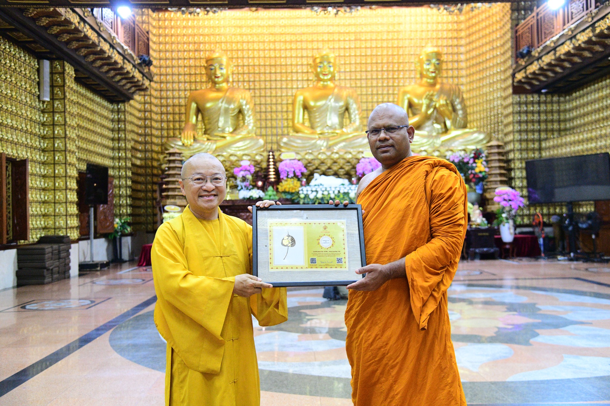 THƯỢNG TỌA DEENANAND – PHÓ TRỤ TRÌ CHÙA MAHABODHI (BODH GAYA, ẤN ĐỘ) THĂM CHÙA GIÁC NGỘ