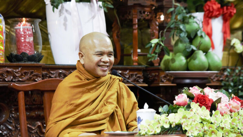 THƯỢNG TỌA THÍCH GIÁC HOÀNG CHIA SẺ VỀ LỘ TRÌNH TIẾN TỚI THÁNH QUẢ CHO PHẬT TỬ TẠI GIA TẠI KHÓA TU “NGÀY AN LẠC”