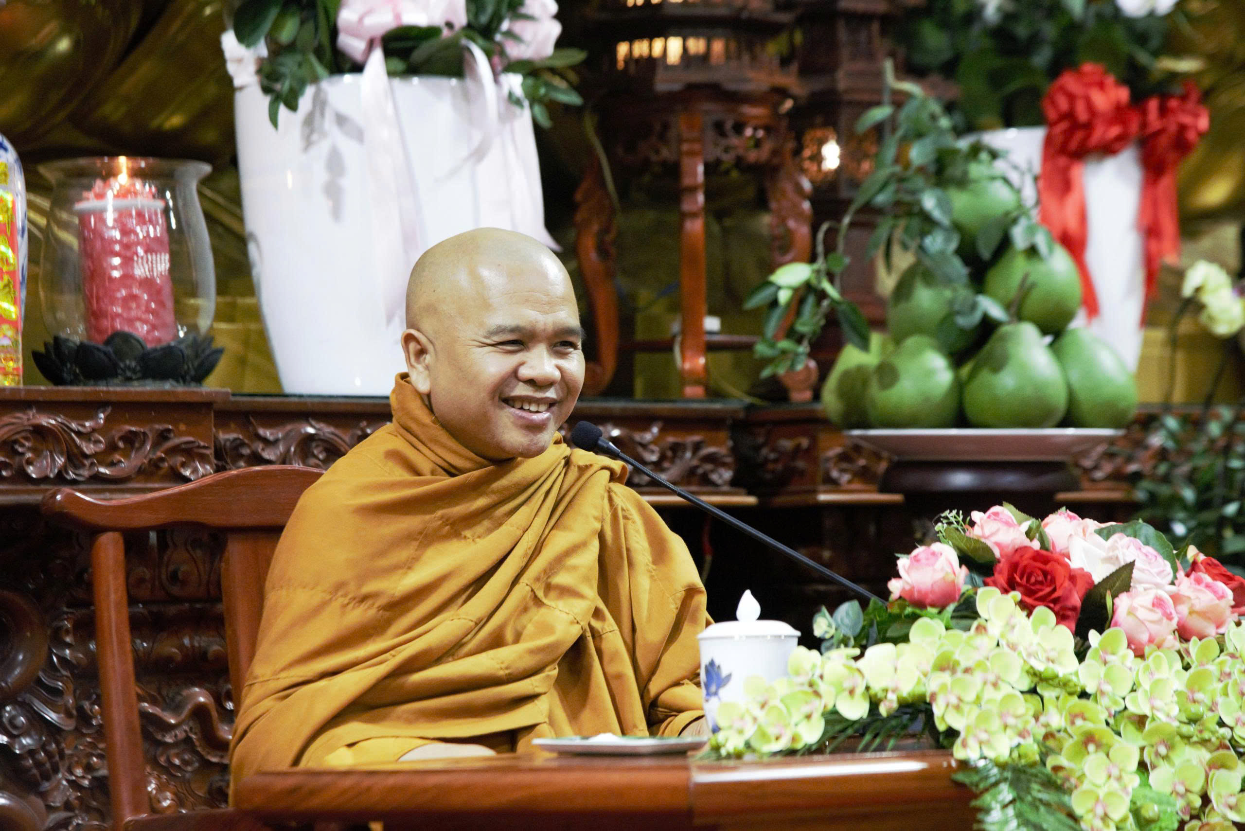 THƯỢNG TỌA THÍCH GIÁC HOÀNG CHIA SẺ VỀ LỘ TRÌNH TIẾN TỚI THÁNH QUẢ CHO PHẬT TỬ TẠI GIA TẠI KHÓA TU “NGÀY AN LẠC”