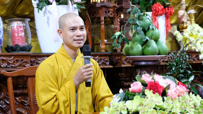 ĐẠI ĐỨC THÍCH TUỆ NHẬT CHIA SẺ CHỦ ĐỀ “CHUYỂN HÓA LỖI LẦM” TẠI KHÓA TU NGÀY AN LẠC