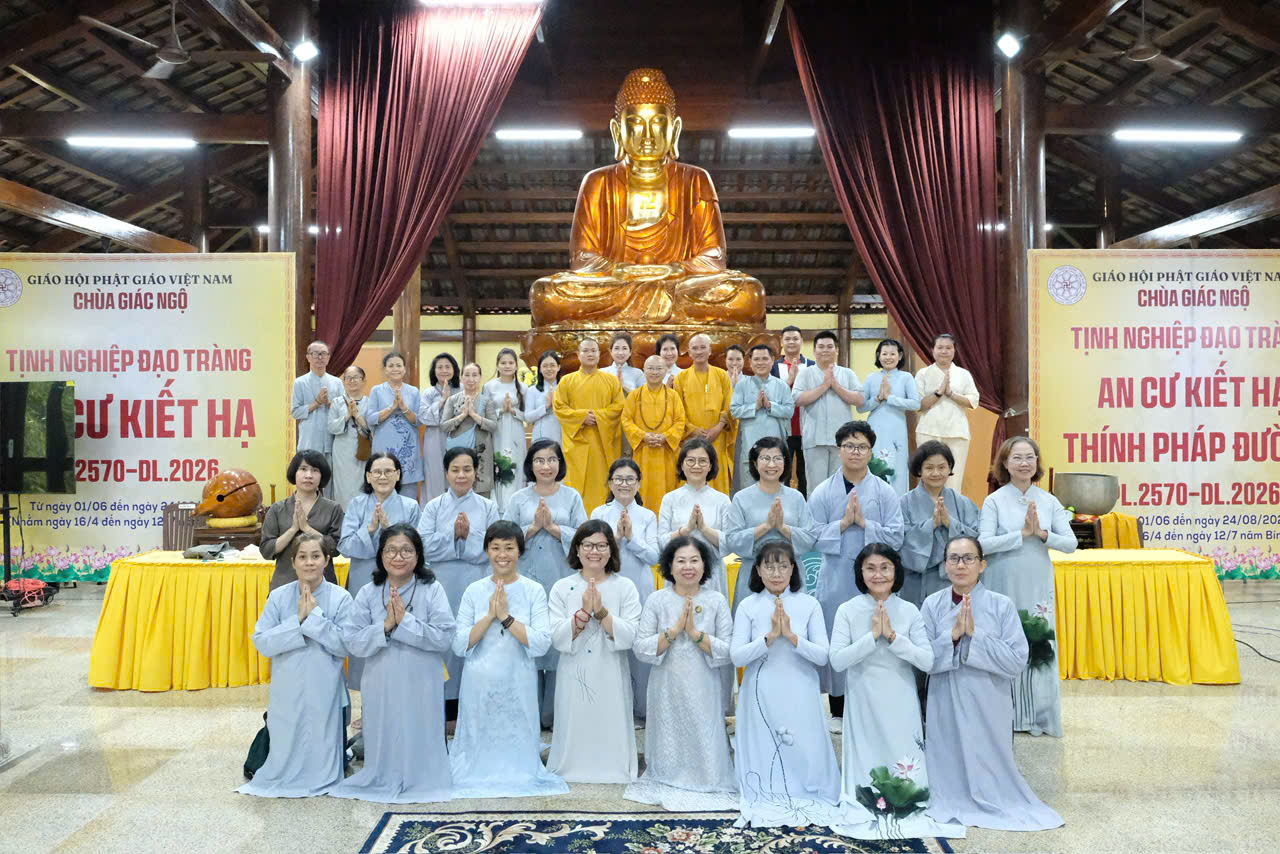 ĐẠO TRÀNG ĐẠO PHẬT NGÀY NAY CÚNG DƯỜNG TRƯỜNG HẠ CHÙA GIÁC NGỘ –  ĐẤT ĐỎ (TP.HCM)