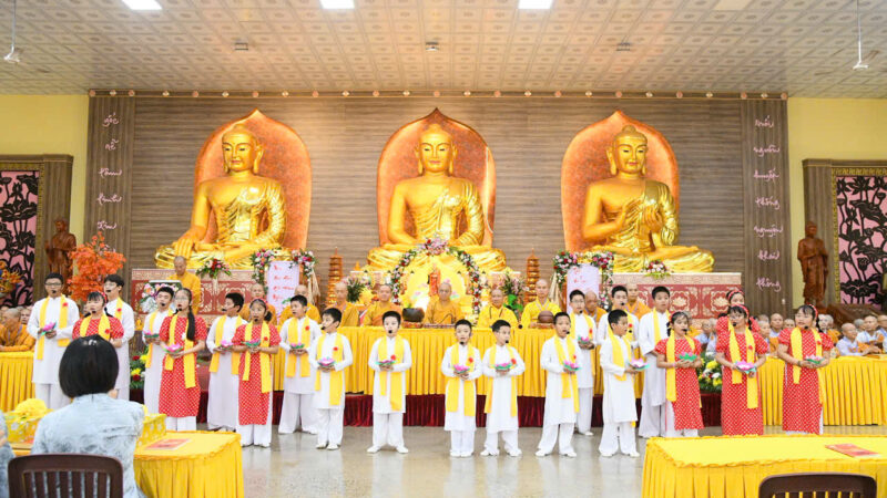 TRANG NGHIÊM ĐẠI LỄ VU LAN BÁO HIẾU VÀ LỄ MÃN HẠ TẠI CHÙA GIÁC NGỘ – ĐẤT ĐỎ