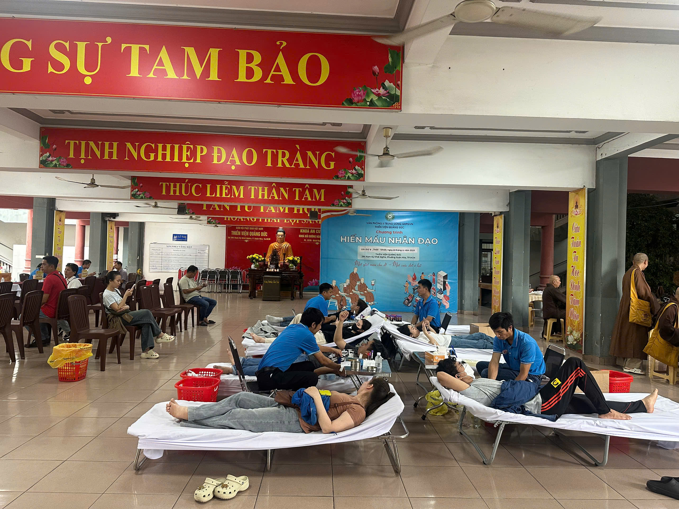 “HIẾN MÁU CỨU NGƯỜI – HÀNH ĐẠO BỒ-TÁT”: NỐI DÀI HẠNH NGUYỆN TỪ BI