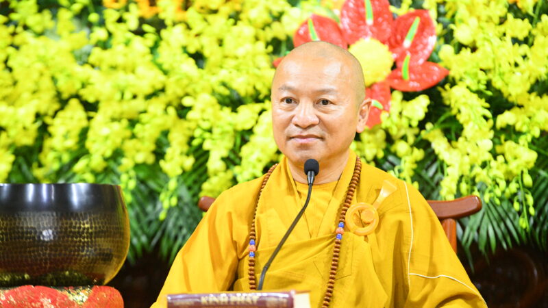 CHÙA GIÁC NGỘ: PHÁP THOẠI VỀ GIẢI TRỪ QUÂN BỊ VÀ HÒA BÌNH THEO LIÊN HỢP QUỐC TRONG LỄ QUY Y TAM BẢO