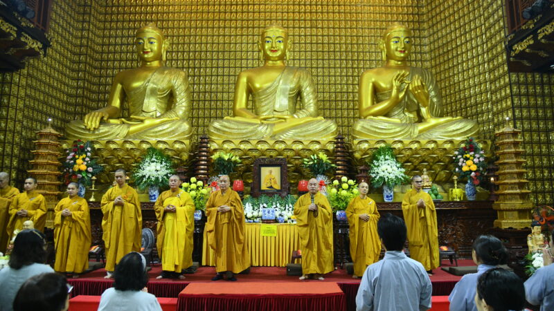 CHÙA GIÁC NGỘ: TRANG NGHIÊM TƯỞNG NIỆM 56 NĂM NGÀY VIÊN TỊCH TỔ SƯ THÍCH NHỨT NIỆM VÀ TỔ CHỨC KHÓA TU NGÀY AN LẠC