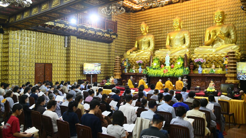 CHÙA GIÁC NGỘ: GẦN 200 PHẬT TỬ TƯỞNG NIỆM NGÀY BỒ-TÁT QUAN THẾ ÂM XUẤT GIA